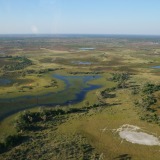 Flug-Okavango-Delta