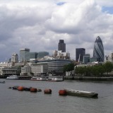Blick von der London Bridge